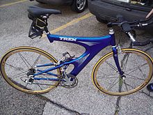 A carbon fiber Trek Y-Foil from the late 1990s.
