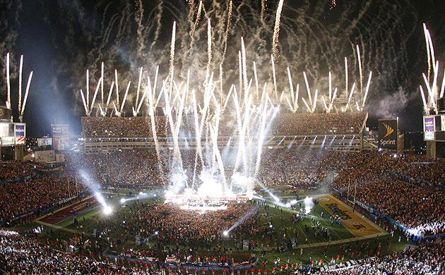 2009 Super Bowl Fireworks