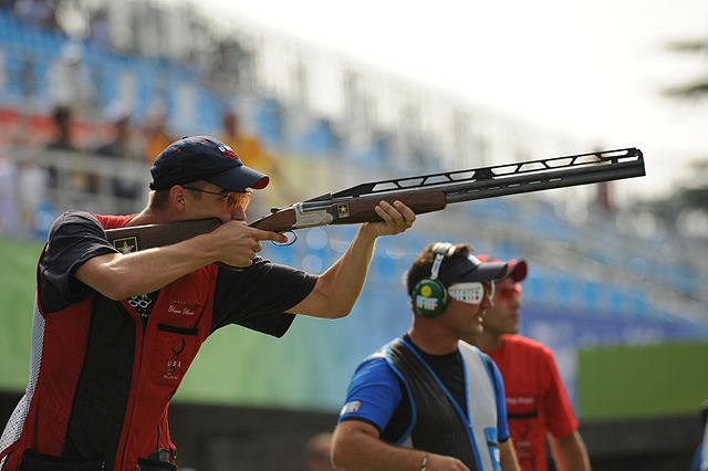 Walton Eller at 2008 Summer_Olympics double trap finals