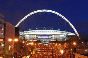 Wembley Stadium Illuminated