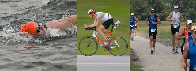 Triathlon Swim Bike Run