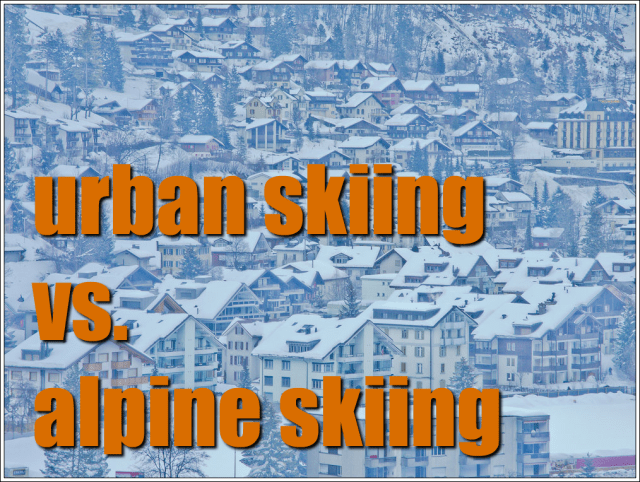 Urban Skiing