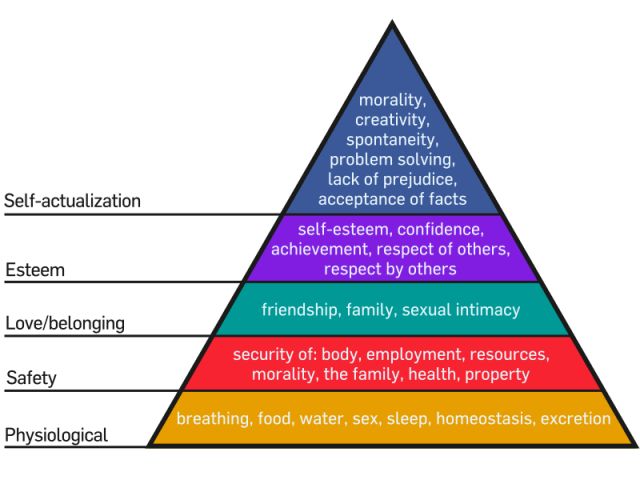 Maslow's Hierarchy of Ne