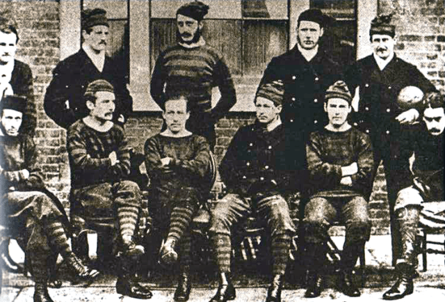 The Royal Engineers team who reached the first FA Cup final in 1872