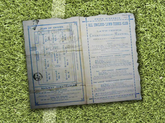 1887 Wimbledon Program