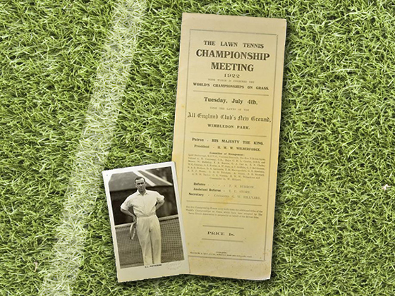 1922 Wimbledon Program