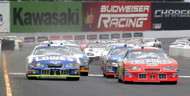 Nascar Green Flag and Sonoma Raceway 2 photo D Ramey Logan