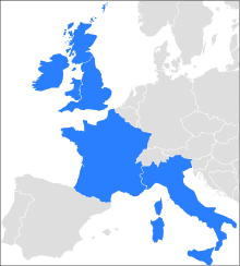 The locations of the Six Nations.