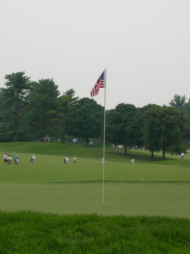 The golf course at the Congressional Country Club in the US state of Maryland