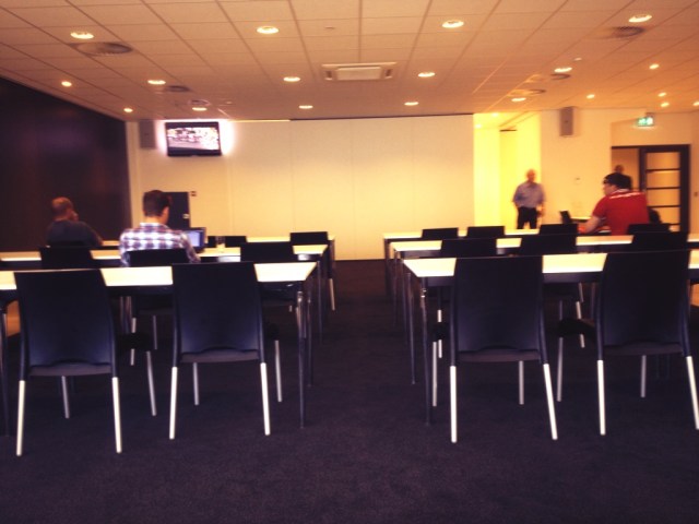 Press Room at the Philips Stadion