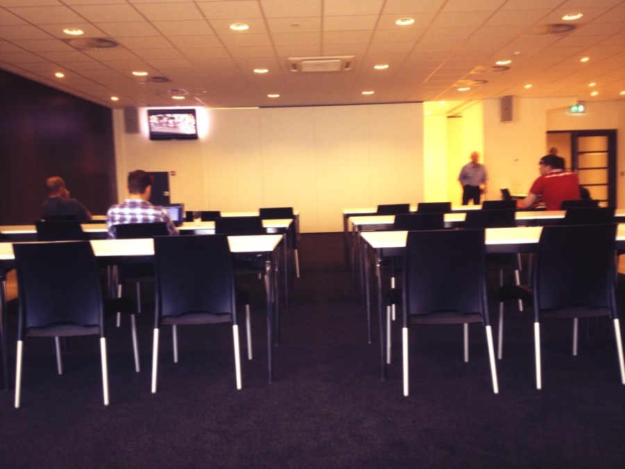 Press Room at the Philips Stadion