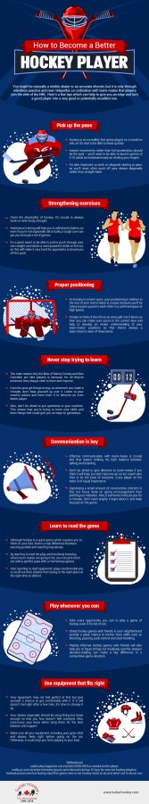 How To Become a Better Hockey Player- Infographic