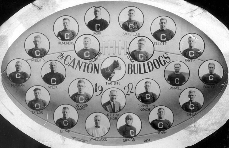 Canton bulldogs 1922 team